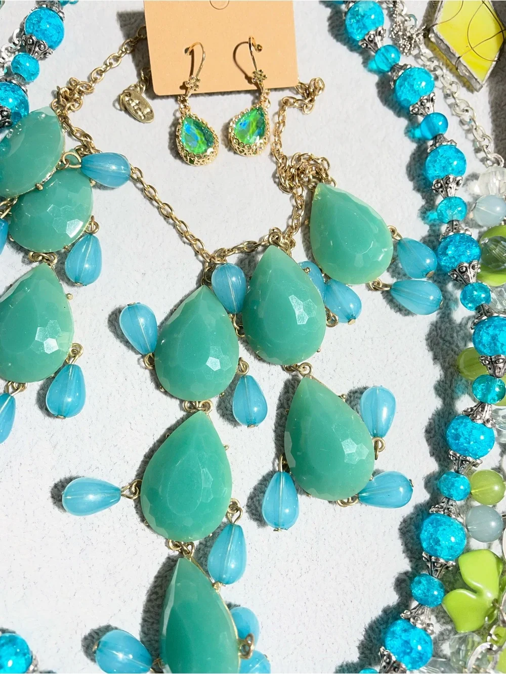 Fashion Jewelry blue green